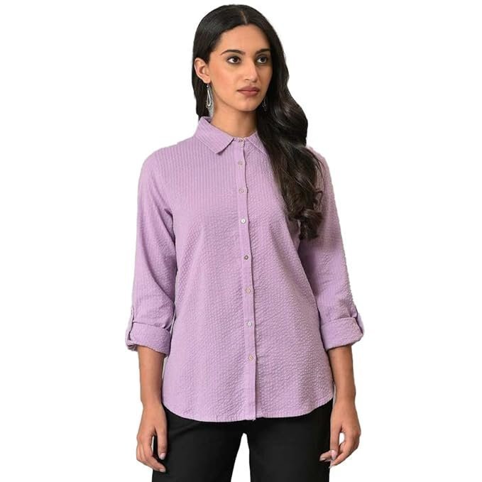 W for Woman Women's Cotton Regular Fit Top